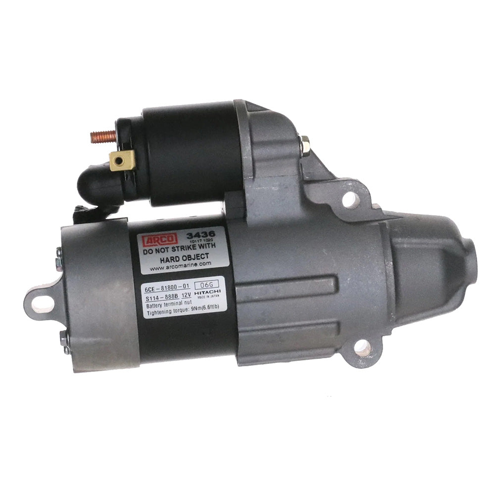 ARCO Marine Premium Replacement Outboard Starter fYamaha 200300HP 9 Tooth 3436