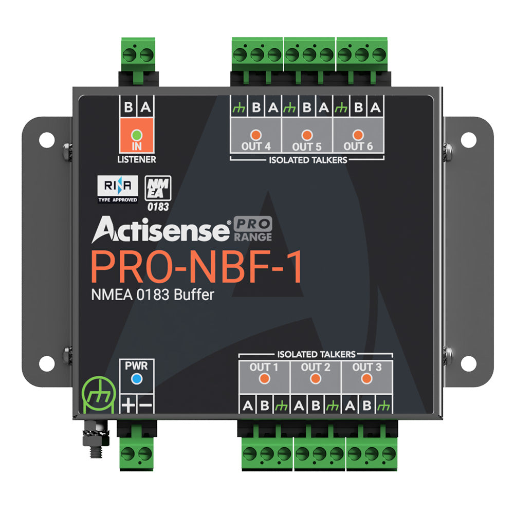 Actisense PRO NMEA Buffer 1 OPTO Input 6 ISODrive Outputs Serial Port Pluggable Screw Terminals PRONBF1