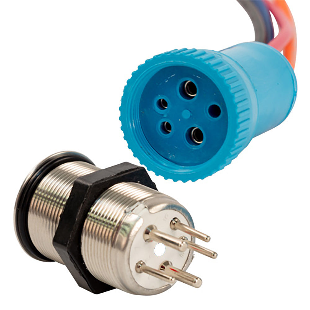Bluewater 22mm Push Button Switch OFFONON NavAnc Contact BlueGreenRed LED 1 Lead 905931141