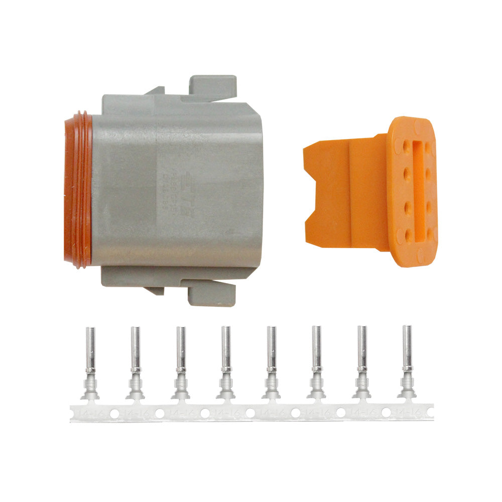 Pacer DT Deutsch Plug Repair Kit 1418 AWG 8 Position TDT06F8RS
