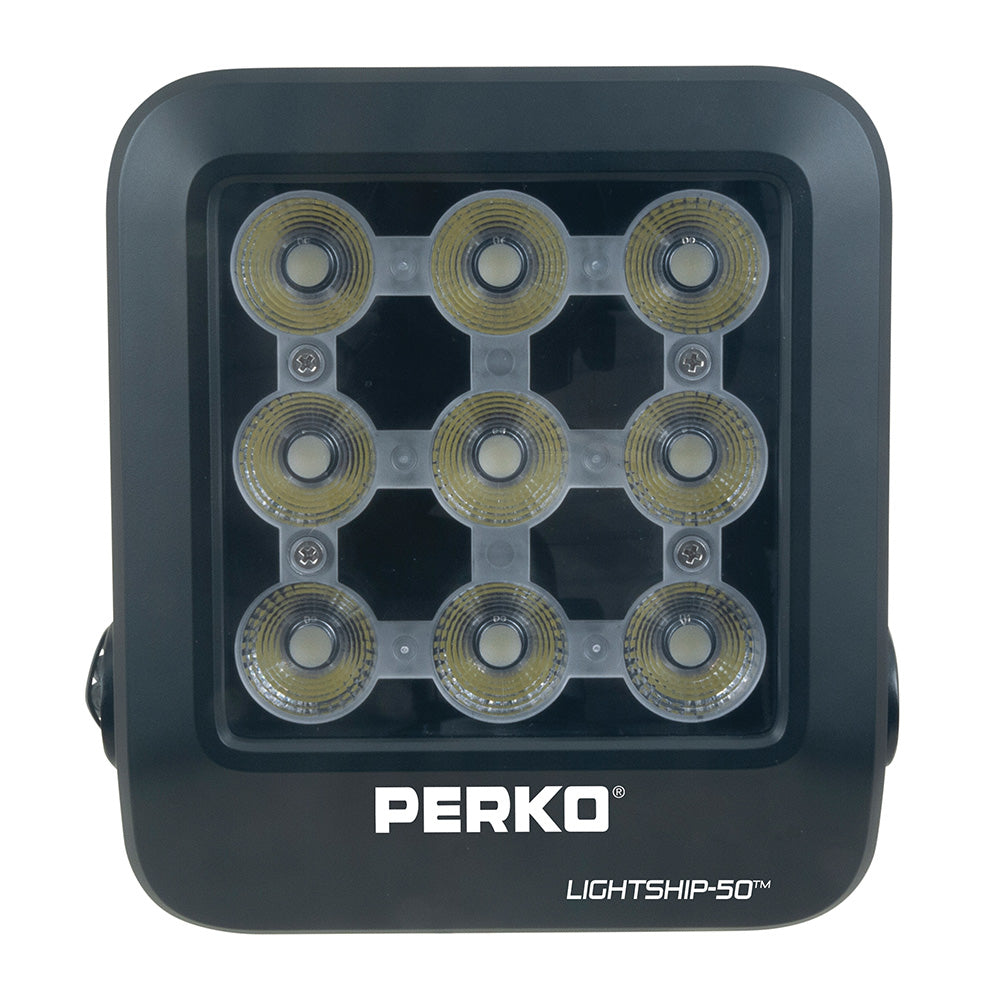 Perko Lightship 50 LED High Performance Floodlight 1224V Black 1643050F0B