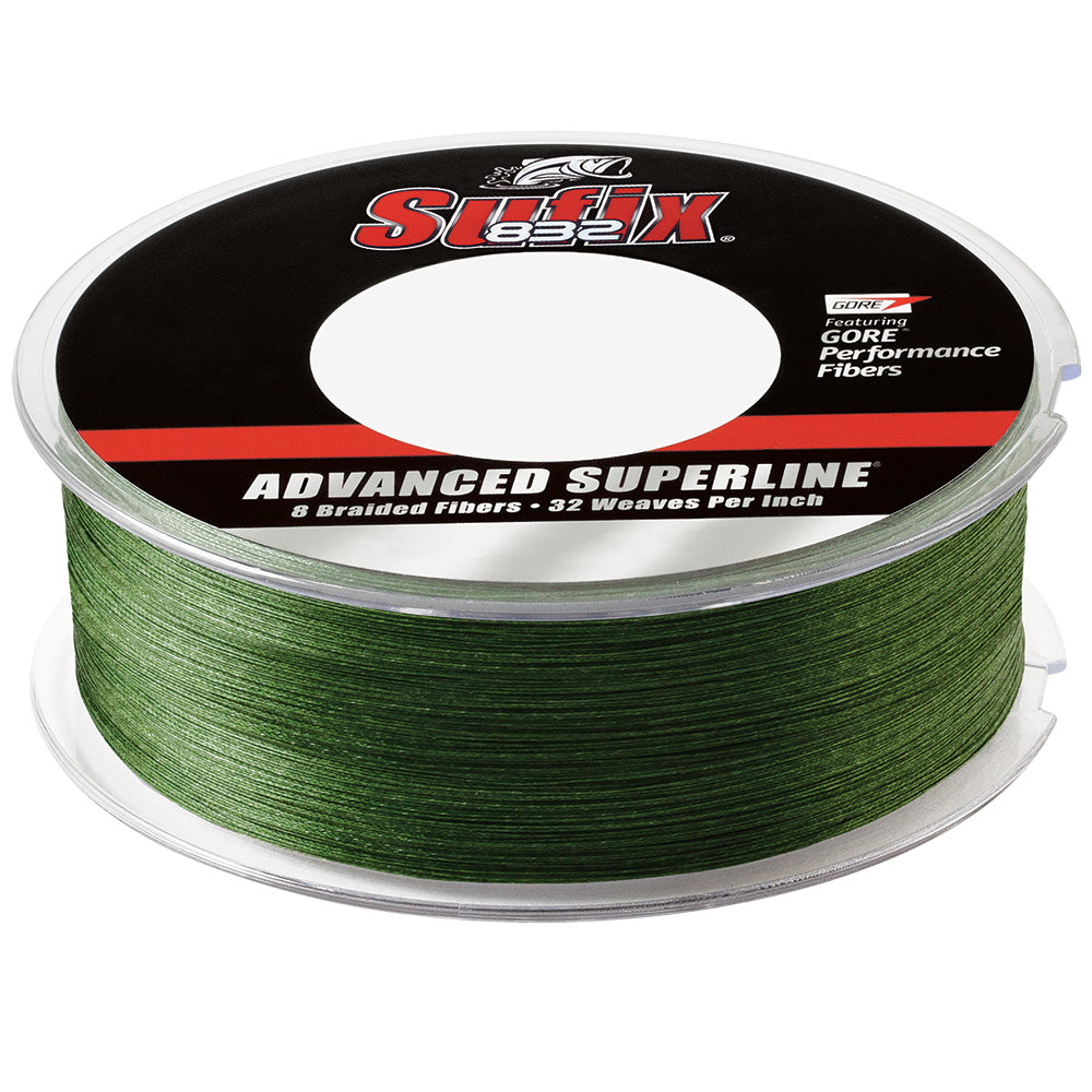 Sufix 832 Braid 50lb LowVis Green 600 yds 660250G