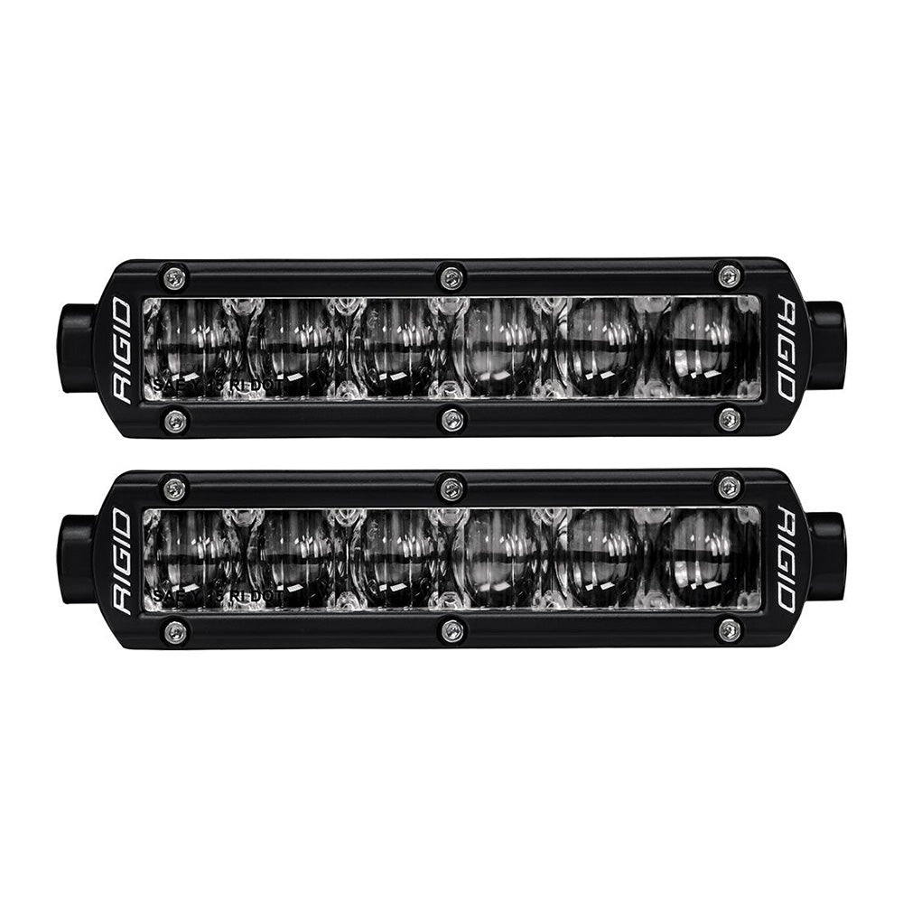 RIGID Industries SRSeries 6 SAE Fog Light Compliant Pair 906703