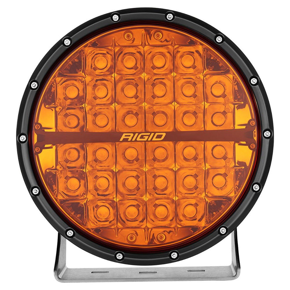 RIGID Industries 360Series Amber Pro 9 Offroad Spot Beam wAmber Backlight Pod Single 36522