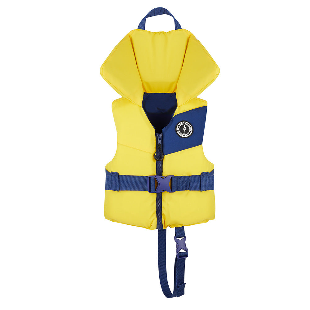 Mustang Lil Legends Child Foam Vest YellowNavy MV35568440
