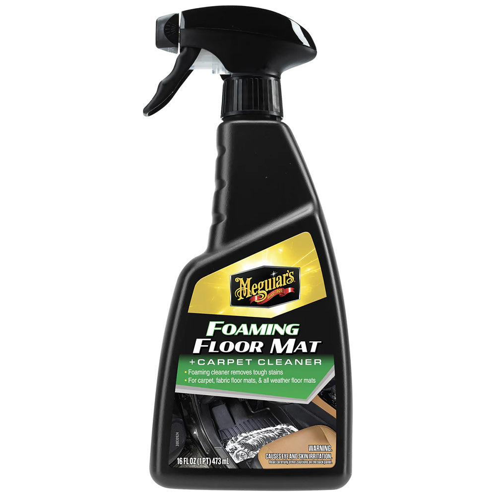Meguiars Foaming Floor Mat Carpet Cleaner 16oz G262816