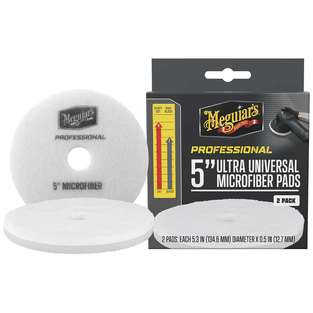 Meguiars Professional 5 Ultra Universal Microfiber Pads 2Pack M5MFP2