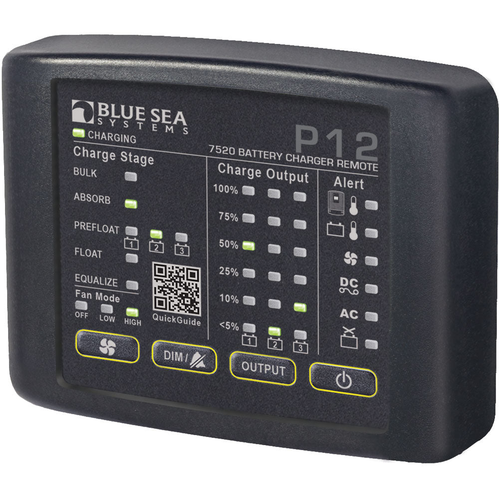 Blue Sea 7520 P12 LED Remote fBattery Chargers 7520