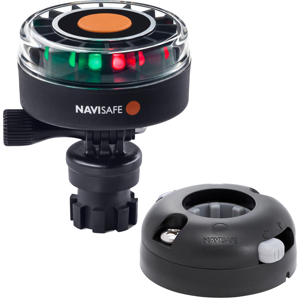 Navisafe Navilight 2NM Tricolor wNavimount Base Horizontal Mount Black 340KIT7