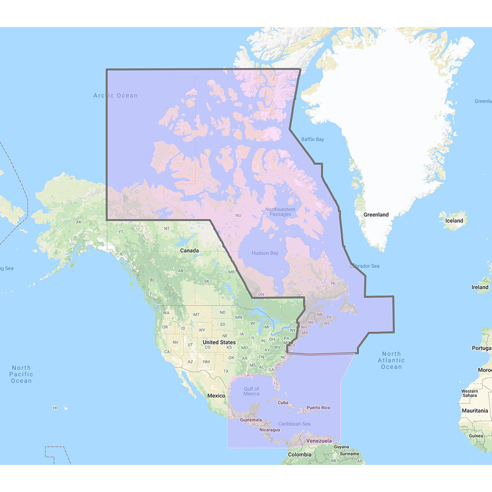 Furuno US Canada Atlantic Coast Gulf of Mexico Caribbean Bahamas and central America Vector Charts Unlock Code