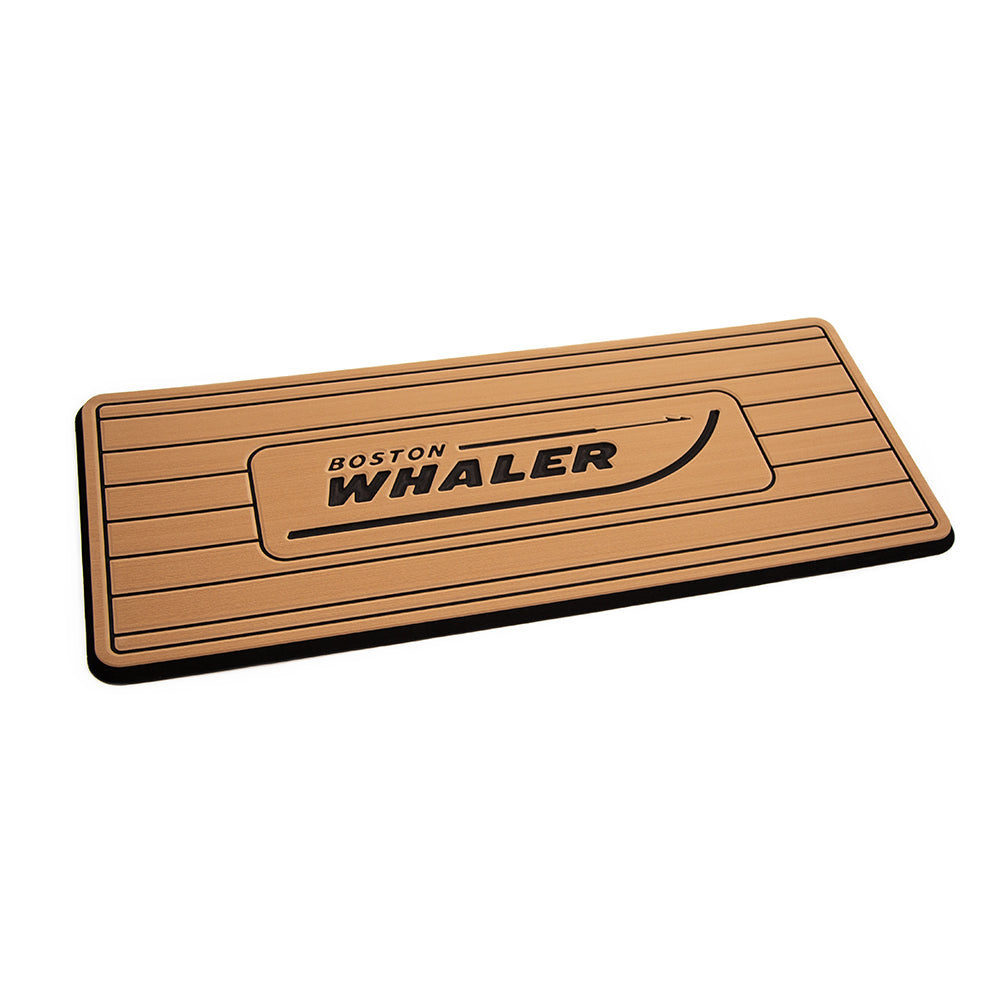 SeaDek Boston Whaler Helm Pad MochaBlack Brushed wRouted Teak Lines 3961580327