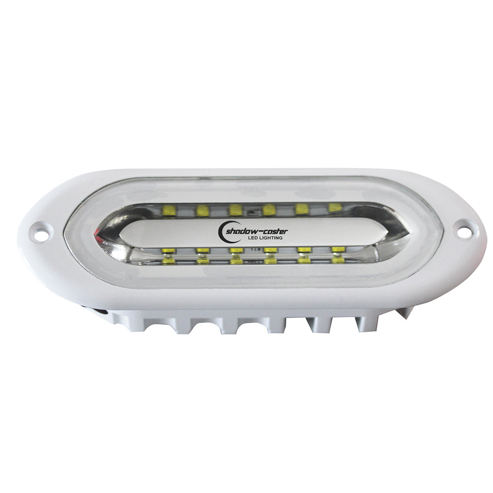 ShadowCaster SCMSL Series Flush Mount Spreader Light White Housing White SCMSLFGWWH