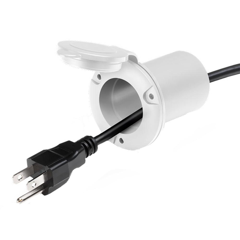 Guest AC Universal Plug Holder White 150PHW