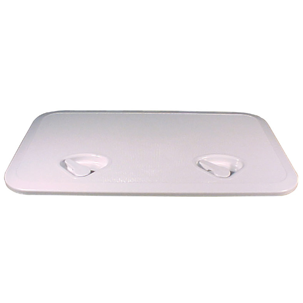 Beckson 14 x 24 Flush Hatch White ASA Material Acrylonitrile Styrene Acrylate HT1424AW