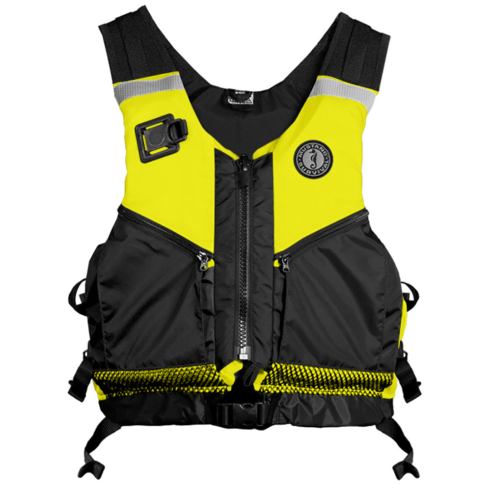 Mustang Operations Support Water Rescue Vest Fluorescent YellowGreenBlack MediumLarge MRV050WR251ML216