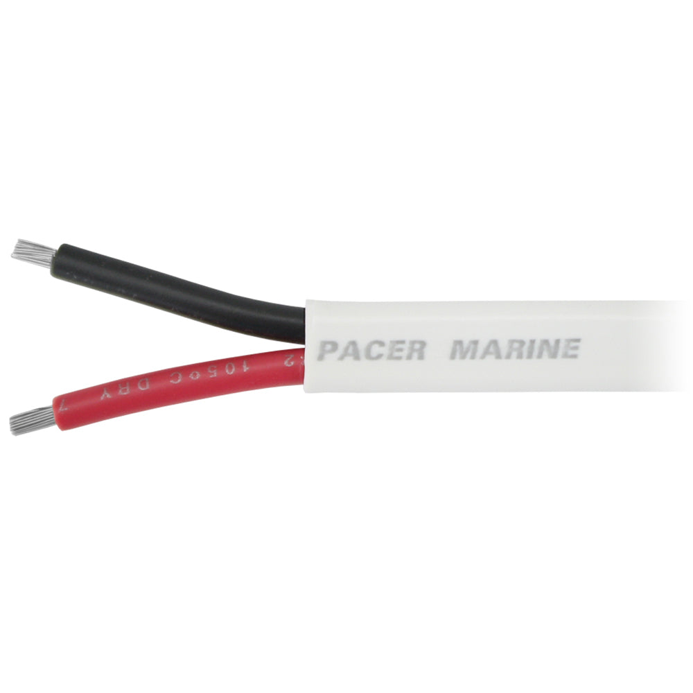 Pacer 182 AWG Duplex Cable Flat Cable RedBlack 250 W182DC250