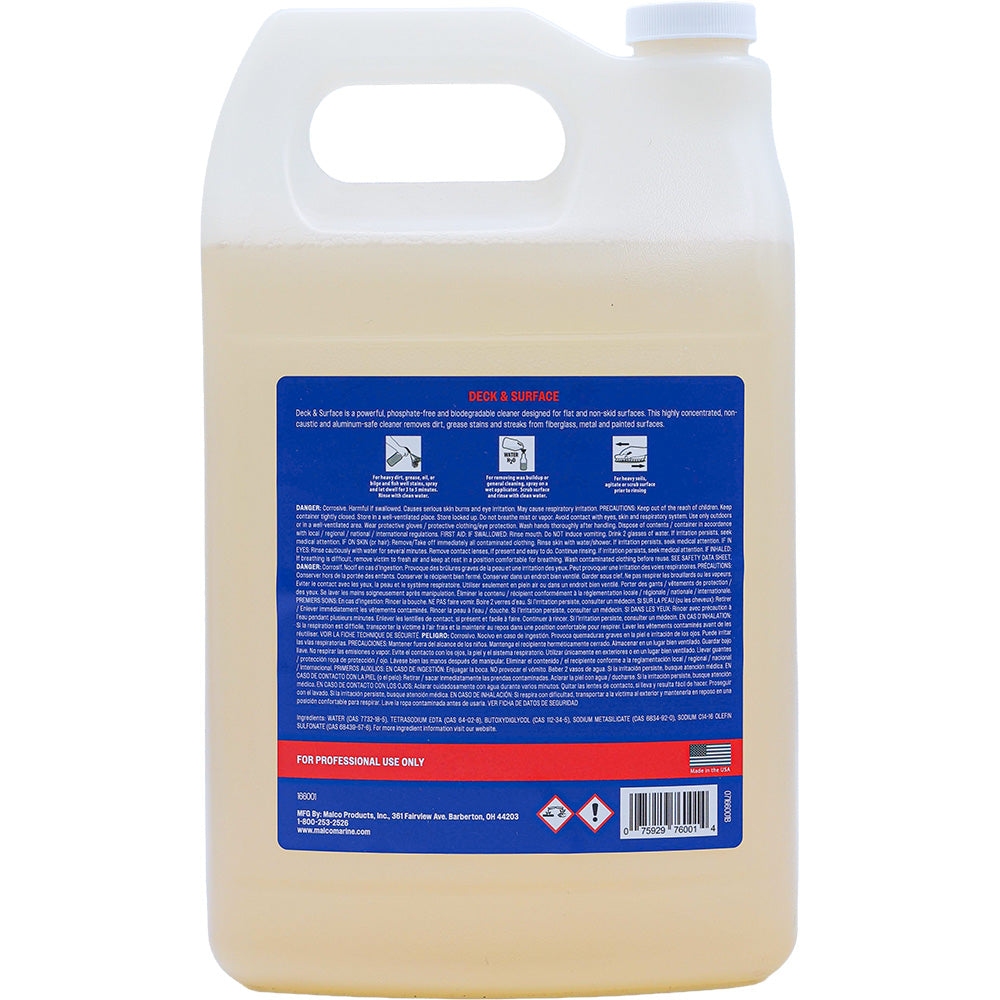 Malco Deck  Surface Spray All Purpose Cleaner  1 Gallon 166001