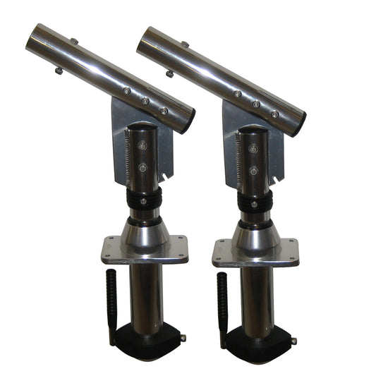 Lees Sidewinder BoltIn Outrigger Mounts LayDown Version  SilverPair SW9300