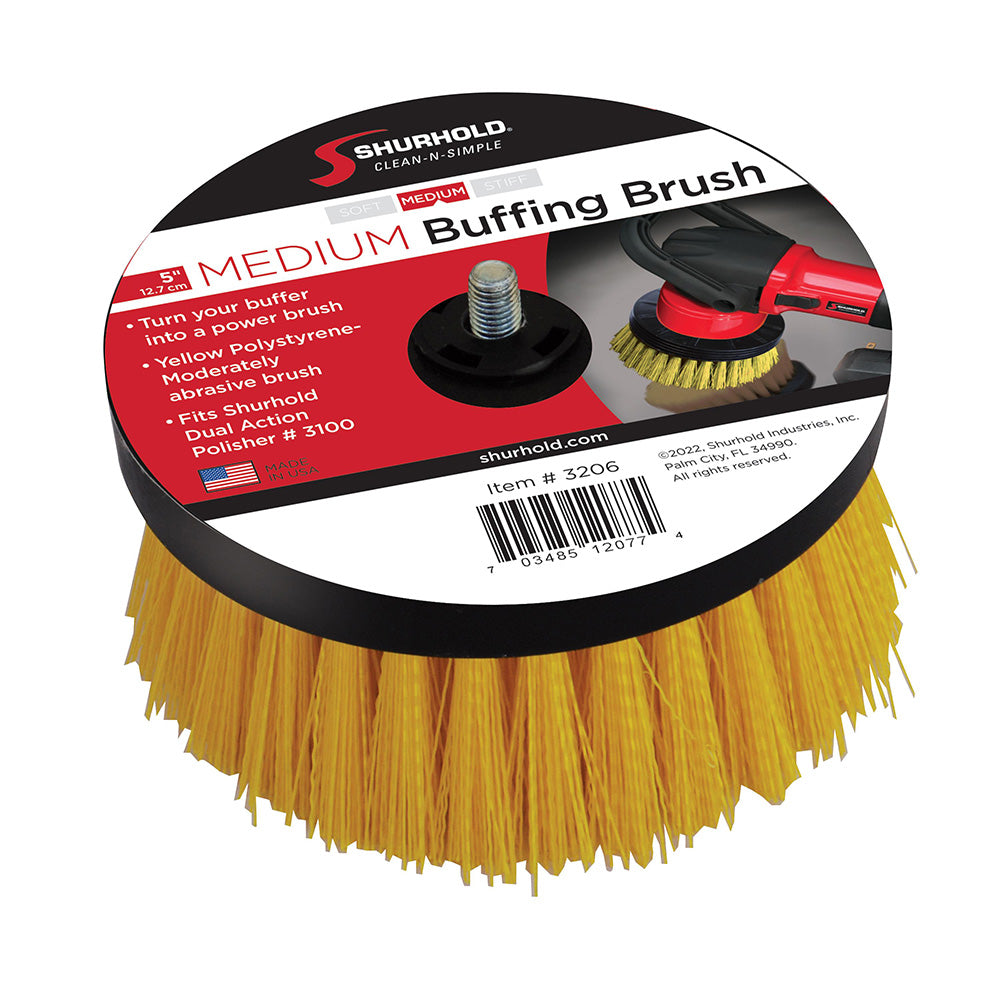 Shurhold 612 Medium Brush fDual Action Polisher 3206