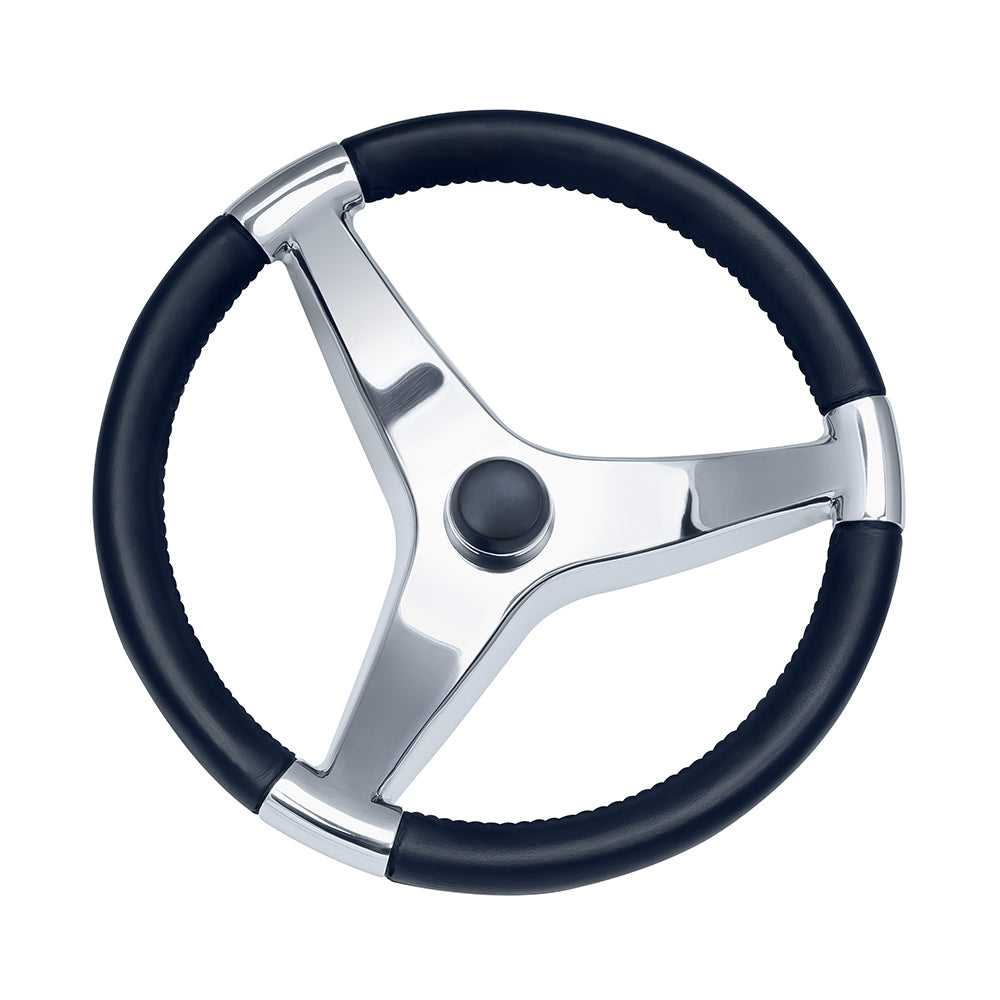 Schmitt Marine Evo Pro 316 Cast Stainless Steel Steering Wheel  135 Diameter 7241321FG