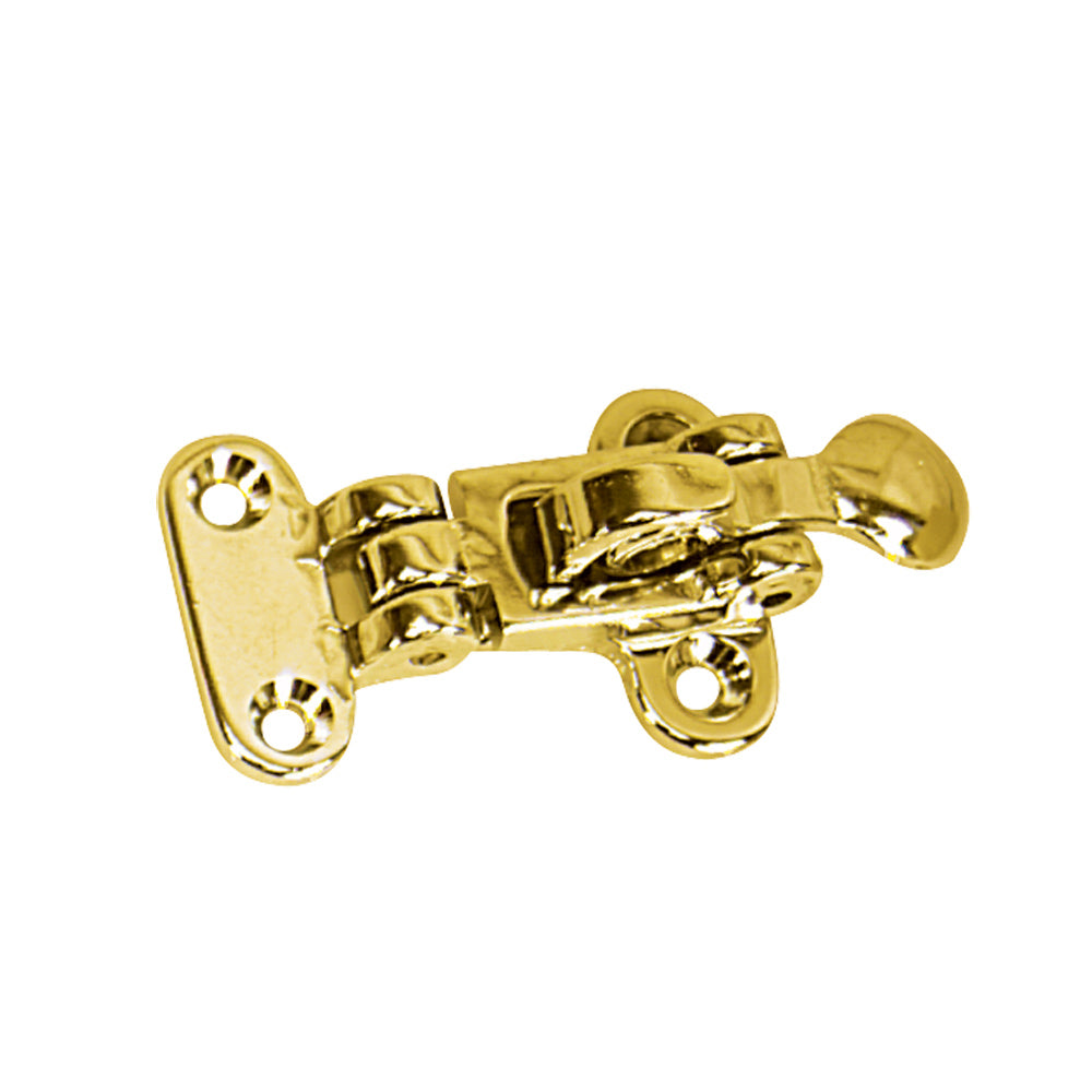Whitecap AntiRattle Hold Down  Polished Brass S0054BC