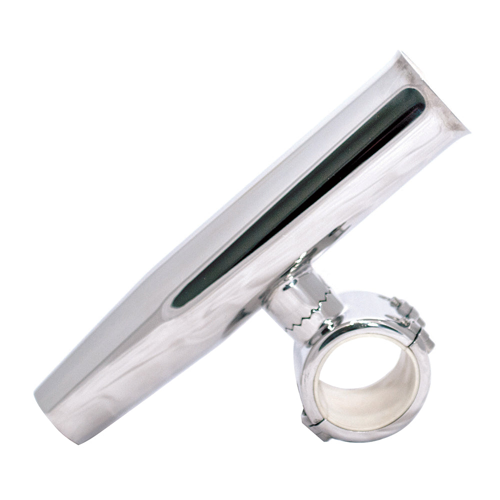 Tigress 112 Polished SS Adjustable ClampOn Rod Holder 88193